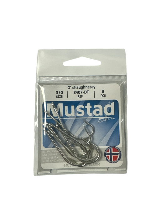 Mustad & Son Americas - Fishing Hooks | 3407-DT | O' Shaughnessy | Pack: 8PCS. (Big)