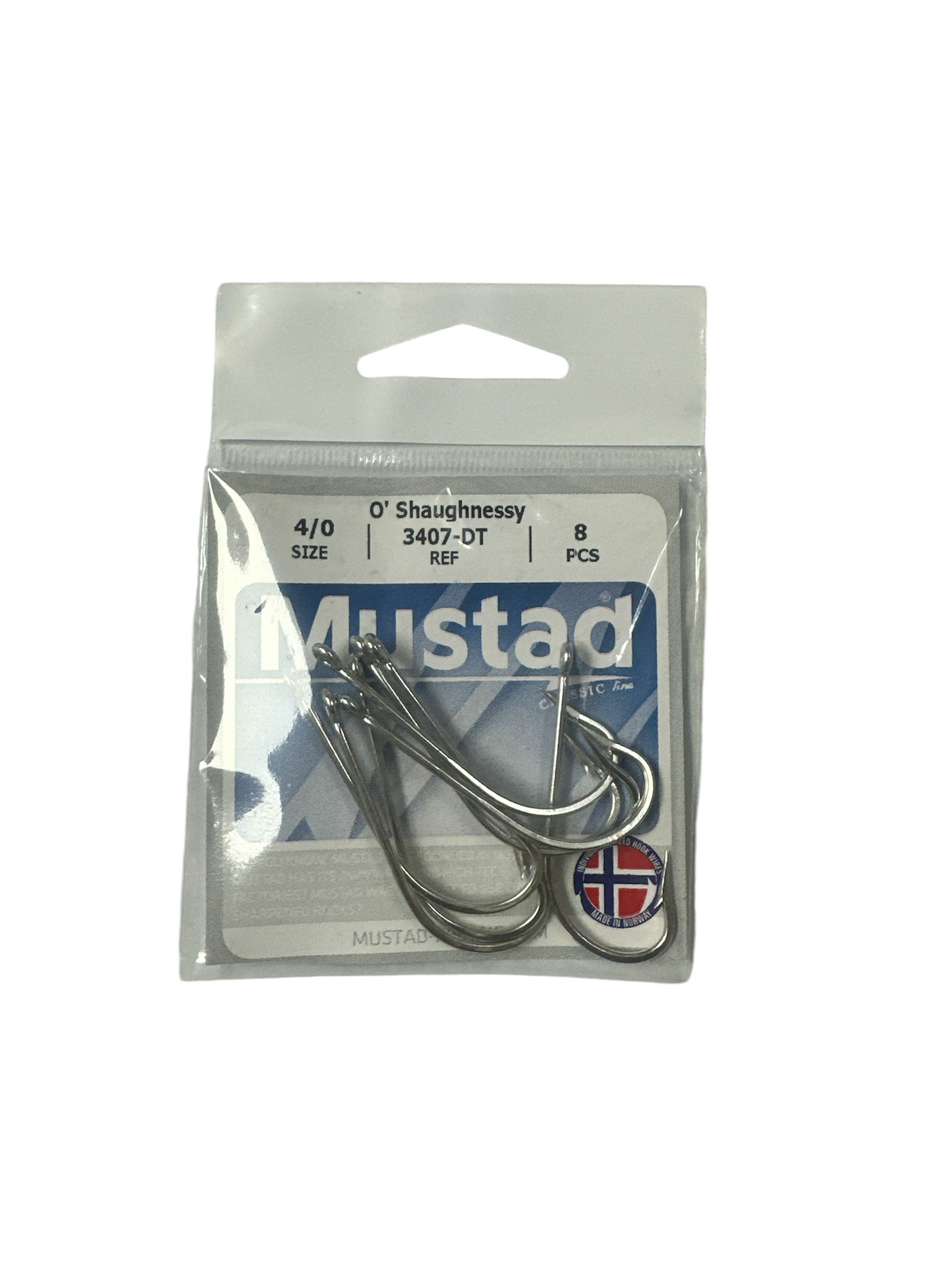 Mustad & Son Americas - Fishing Hooks | 3407-DT | O' Shaughnessy | Pack: 8PCS. (Big)