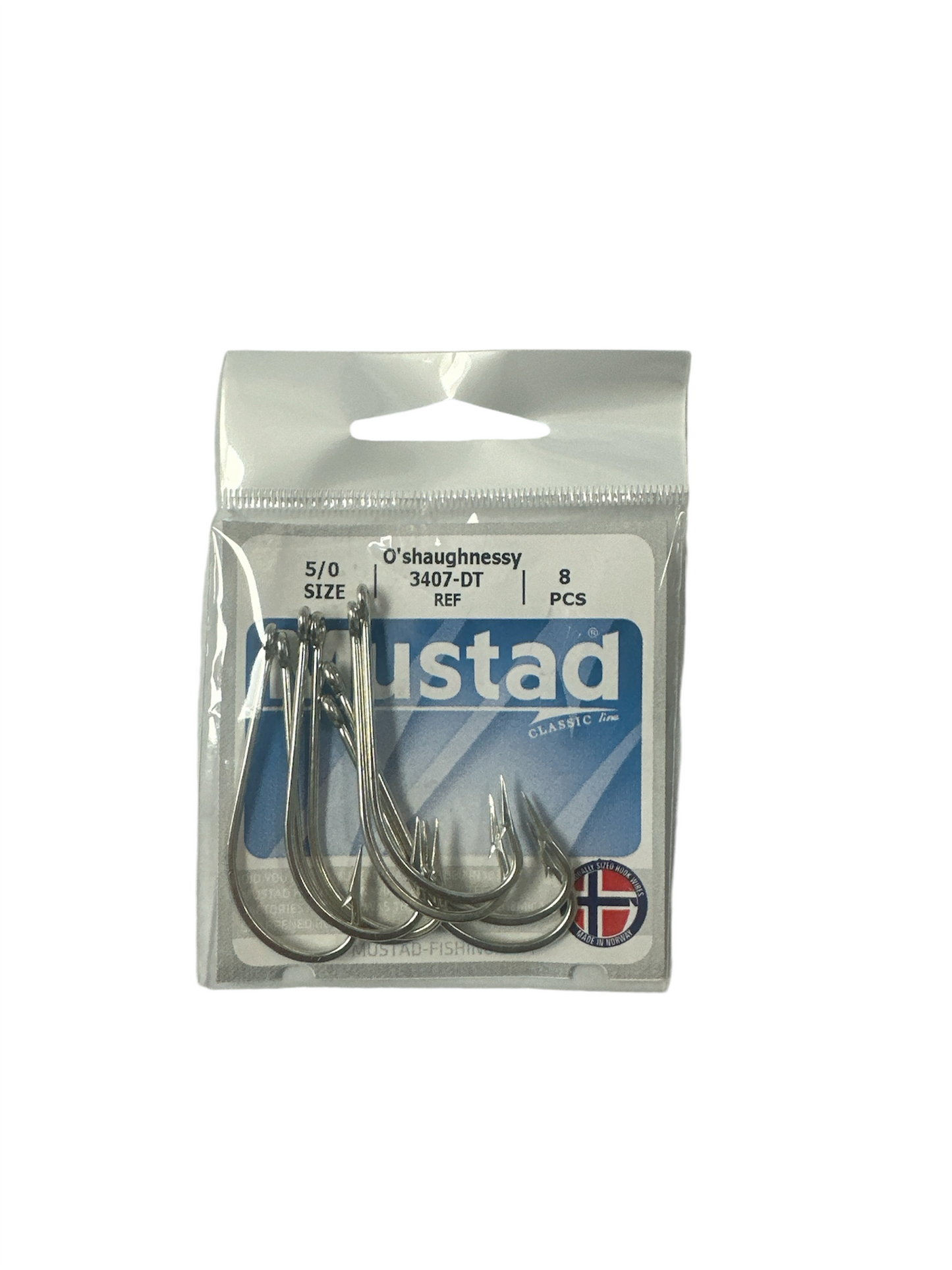 Mustad & Son Americas - Fishing Hooks | 3407-DT | O' Shaughnessy | Pack: 8PCS. (Big)