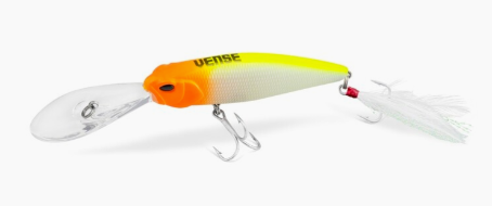 VENSE - Senuelo - Percha Diver 100 Crankbait H-027 - Orange Head