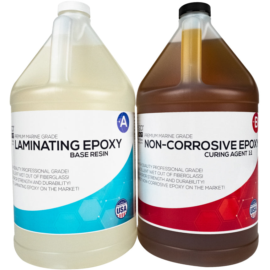 Premium Marine Grade Laminating Epoxy Base 1:1 (1QT)