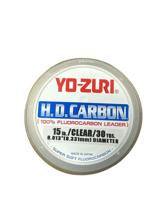 Yo-Zuri H.D. Carbo 100% Fluorocarbon Leader - Clear 30Yds.