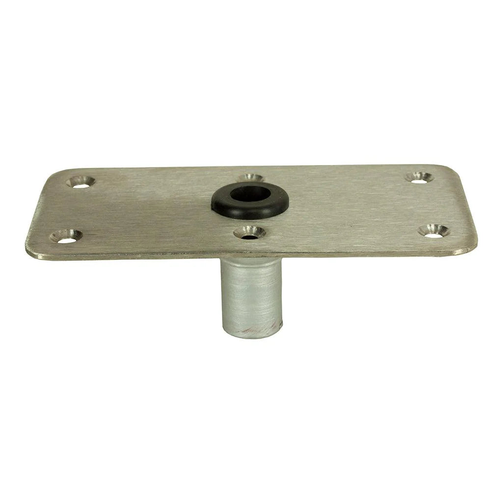 Springfield KingPin™ Series Threaded Rectangular Steel Base STAINLESS STEEL WITH SATIN FINISH