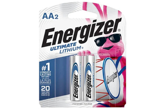 Energizer Ultimate Lithium Alkaline “AA” Cell Battery