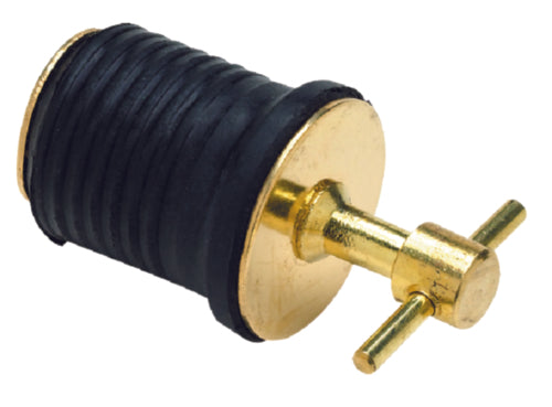 Twist-Lock Brass Drain Plug