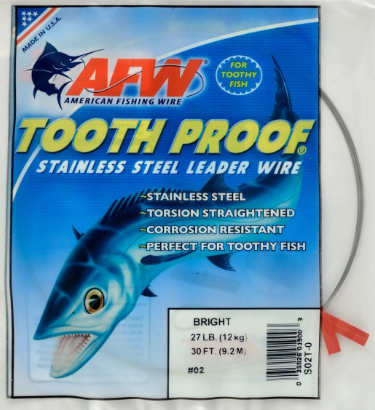 AFW Tooth Proof stainless steel Leader Wire