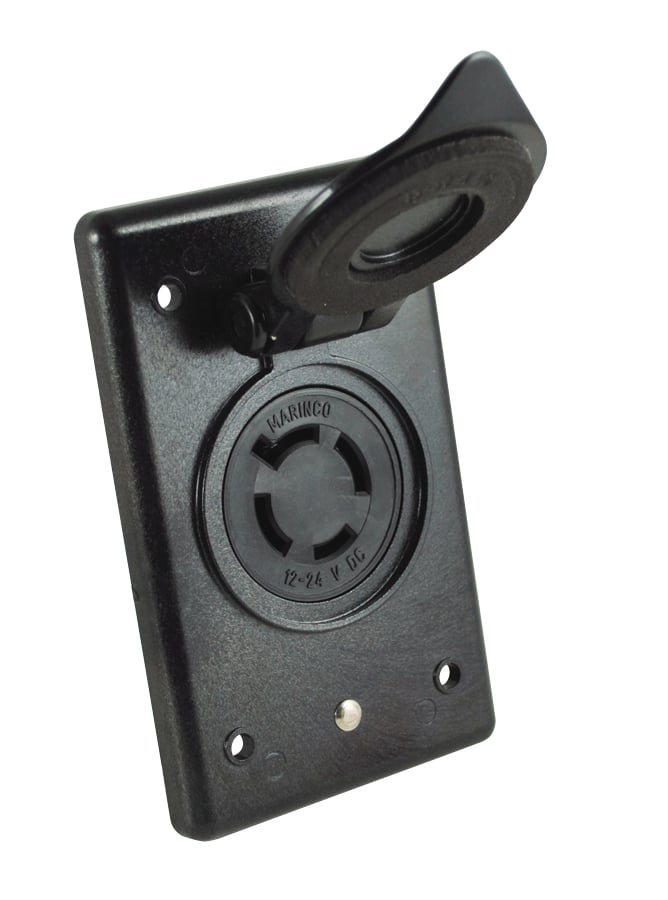 Marinco Receptacle and Bracket