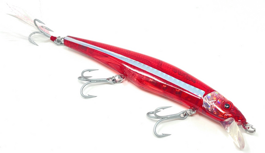 VENSE - CURVE MINNOW LURE 1# RED PARTY