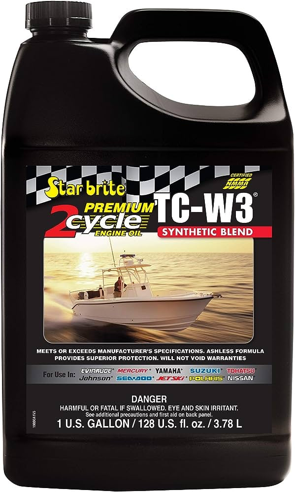 Star brite Premium 2-Cycle Engine Oil TC-W3 . 2-Stroke. 1 GALLON