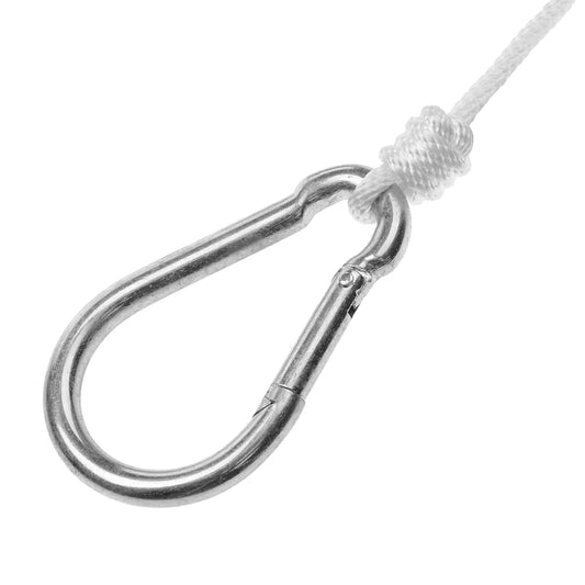 Marpac Solid Braid Nylon Anchor Lines with Zinc-Plated Hook