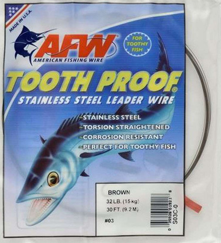 AFW Tooth Proof stainless steel Leader Wire