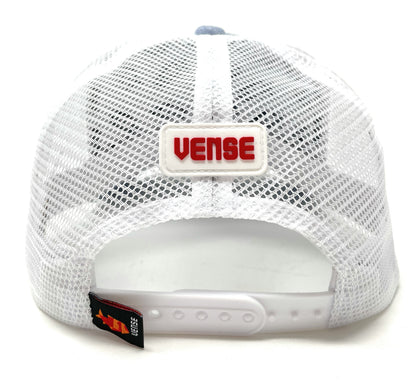 VENSE Flat Rubber Patch Snapback Cap