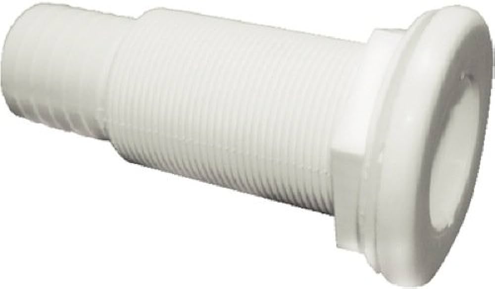 T-H Marine Straight Thru-Hull Connectors - Plastic