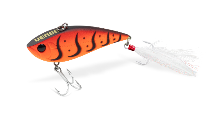 VENSE-SENUELO-RAPTOR RATTLING 006 MATTE ORANGE CROW (TUNGSTEN)