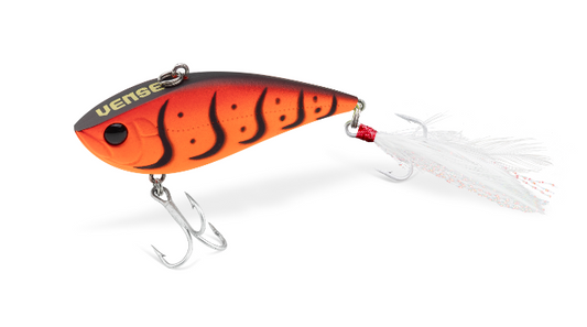 VENSE-SENUELO-RAPTOR RATTLING 006 MATTE ORANGE CROW (TUNGSTEN)