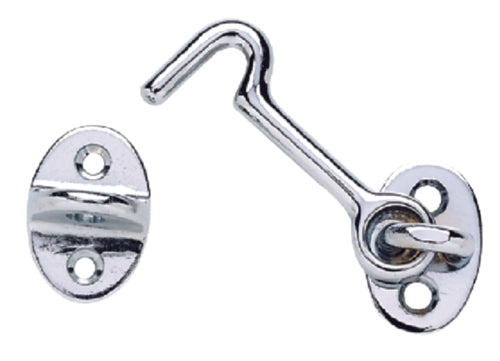 CABIN DOOR HOOK - CHROME 3"