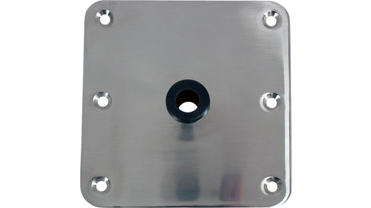 Springfield KingPin™ Series Standard Square Steel Bases STAINLESS STEEL WITH SATIN FINISH