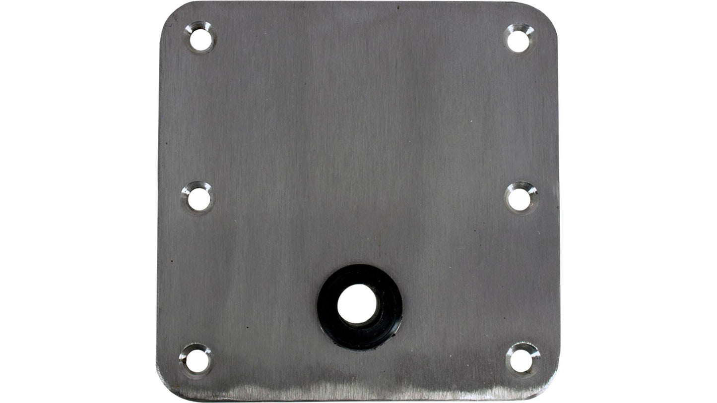 Springfield KingPin™ Series Standard Square Steel Bases STAINLESS STEEL WITH SATIN FINISH