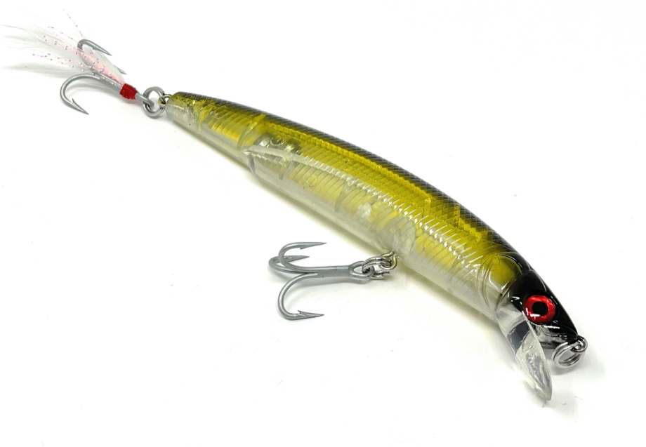 VENSE - CURVE MINNOW LURE C108 BLACK BACK