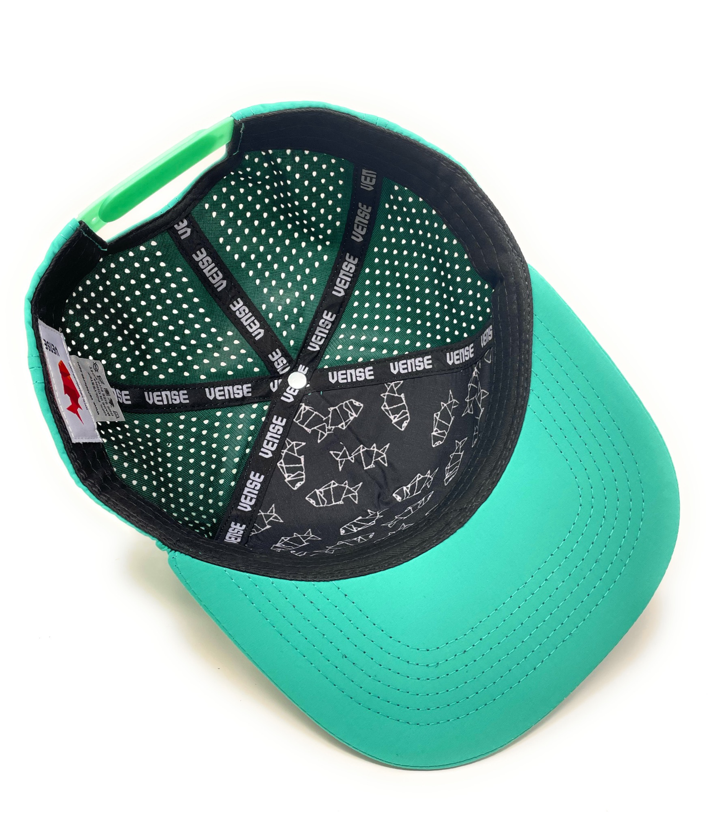 VENSE Flat Rubber Patch Snapback Cap