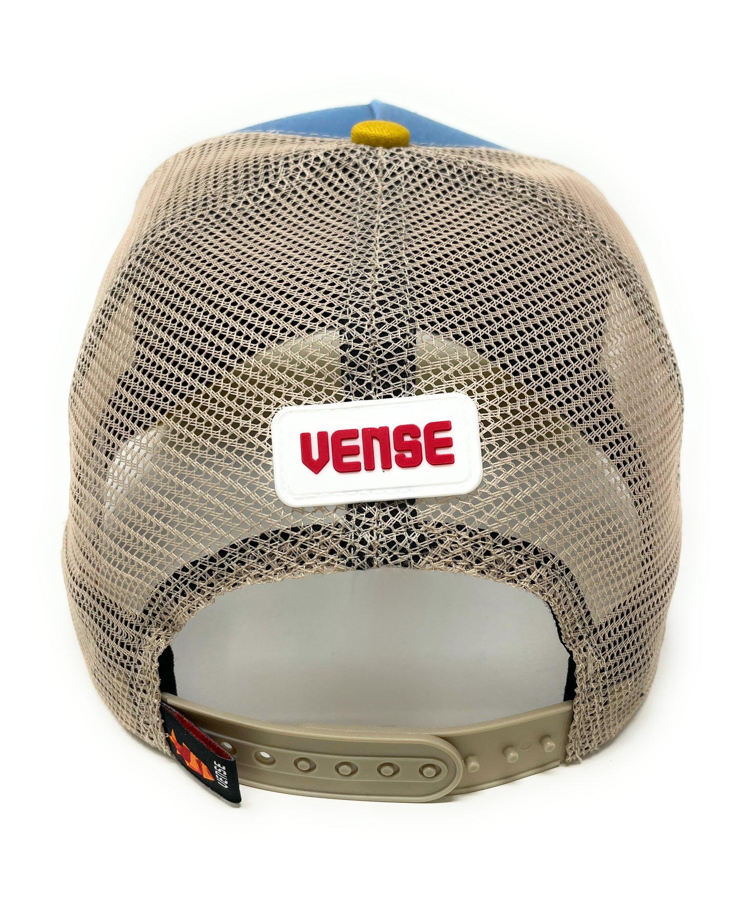 VENSE Flat Rubber Patch Snapback Cap