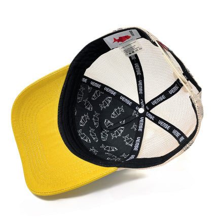 VENSE Flat Rubber Patch Snapback Cap