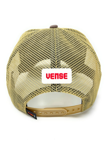 VENSE Flat Rubber Patch Snapback Cap