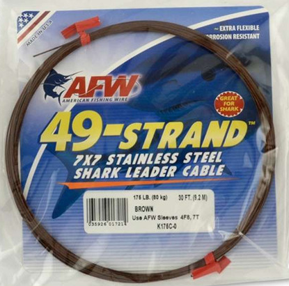 AFW 49-STRAND 7 X 7 Shark leader cable