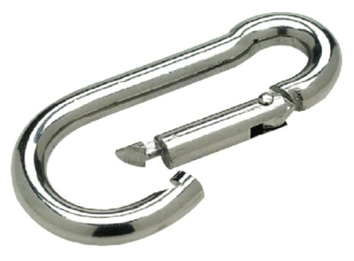 Stainless Steel Safety Spring Hook  3/8x4”