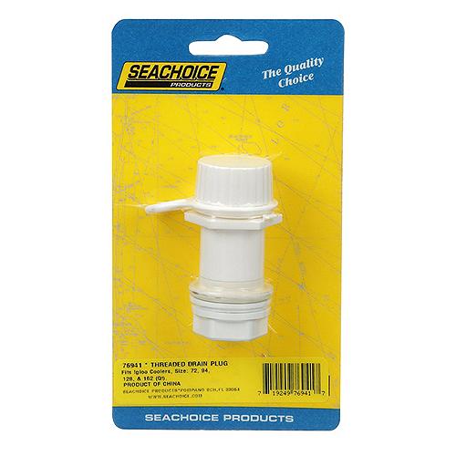 Seachoice-Replacment Threaded Drain Plug For Igloo Coolers 72 to 162 QT