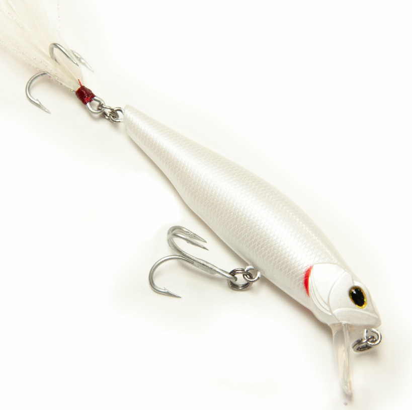 VENSE-SENUELO-PERCHA PRO 100 005 PEARL WHITE-MINNOW LURE