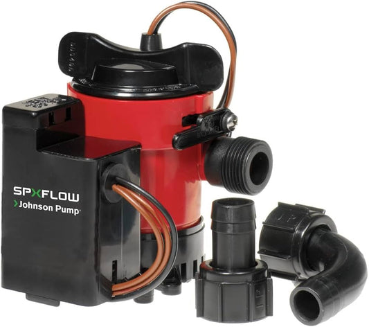 Johnson Pump Automatic Cartridge Submersible Bilge Pumps INCLUDES: ELECTRO-MAGNETIC FLOAT SWITCH