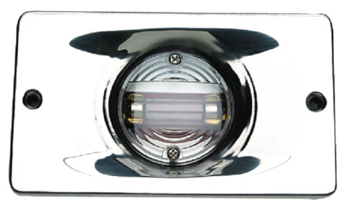 Transom Light With Stainless Steel Flange, Rectangular (NO LED)