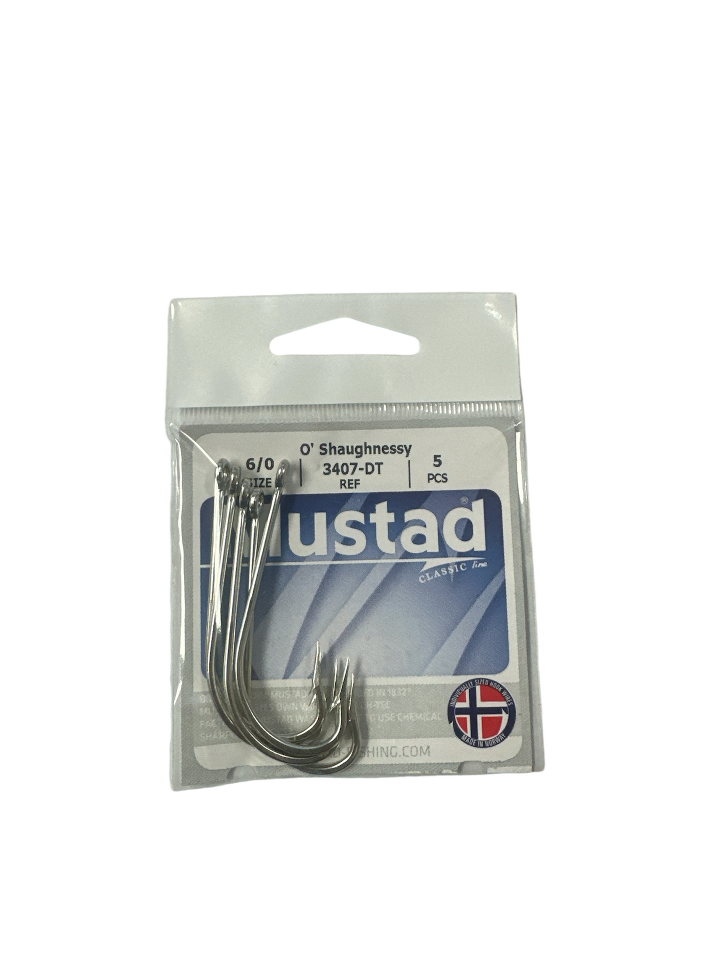 Mustad 3407DT O'Shaughnessy Forged DT