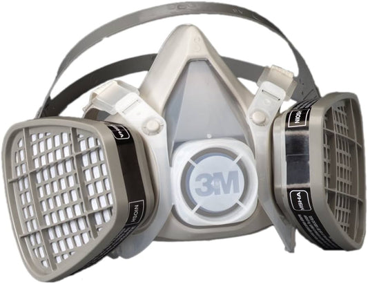 3M Half Facepiece Disposable Respirator Assemblies - Dual Cartridge