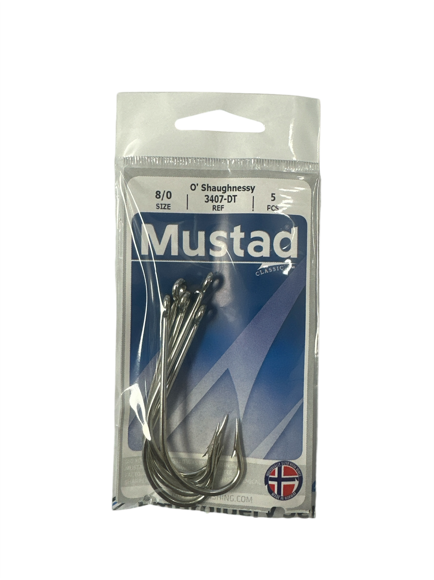 Mustad & Son Americas - Fishing Hooks | 3407-DT | O' Shaughnessy | Pack: 5PCS. (Big)