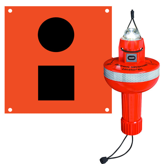 Orion Electronic S.O.S. Beacon Locator Kit with USCG Approved Distress Flag