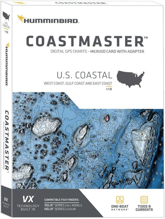 Humminbird CoastMaster U.S. Coastal V1 Digital GPS Map