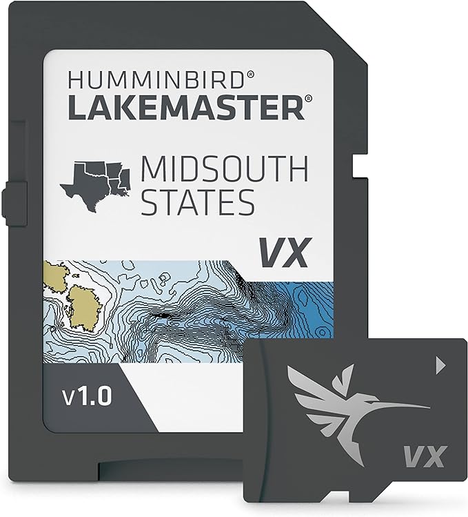 Humminbird LakeMaster® Digital GPS Maps (VX Technology)