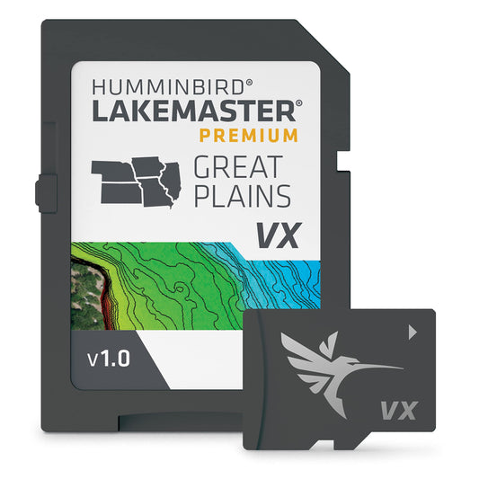 Humminbird LakeMaster® Premium Digital GPS Maps (VX Technology)