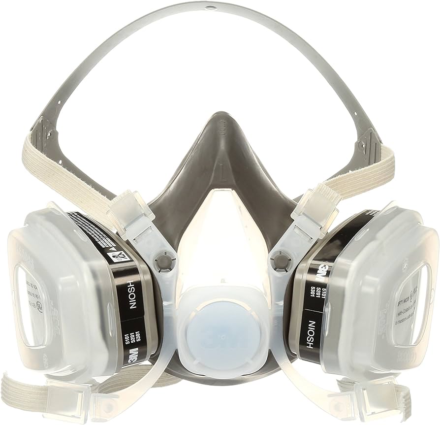 3M Half Facepiece Disposable Respirator Assemblies - Dual Cartridge