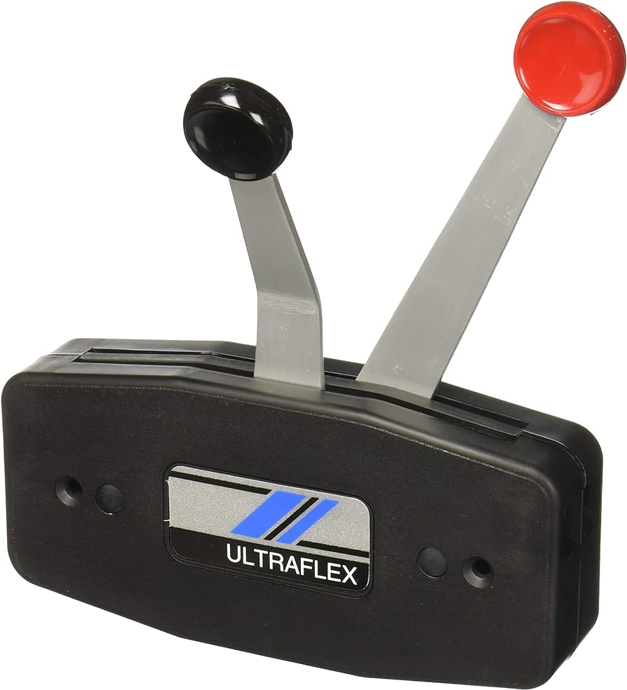 Uflex Twin Lever Side Mount Control