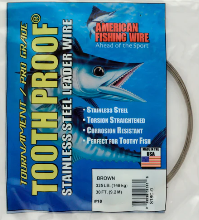 AFW Tooth Proof stainless steel Leader Wire