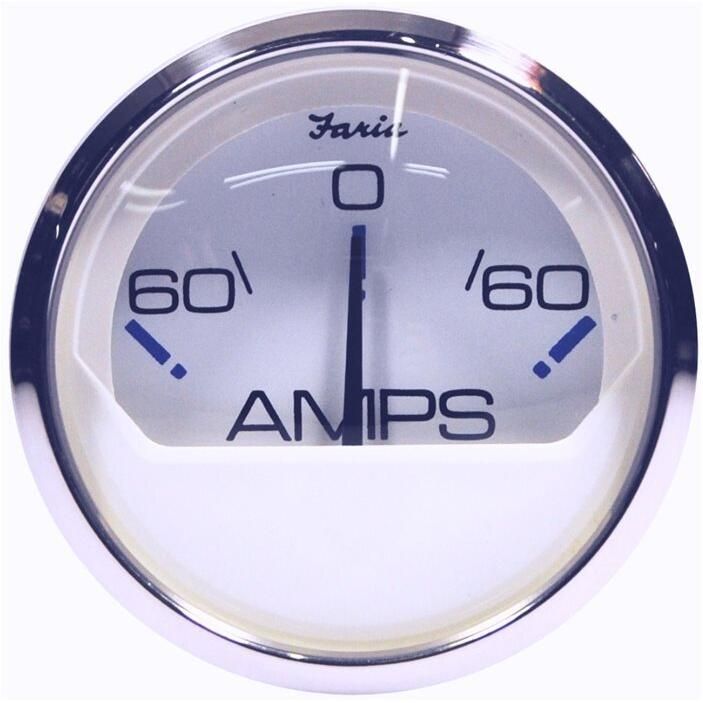 Faria Chesapeake White Stainless Steel Gauges