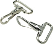 Chrome Plated Brass Spring Snaps 1” ID