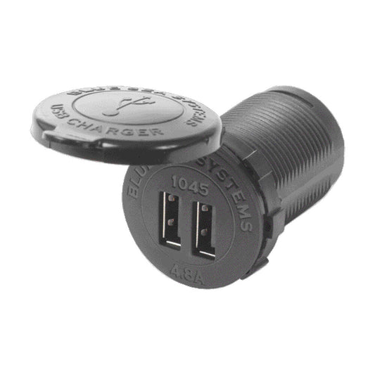 Blue Sea Dual USB 4.8A Charger - Socket Mount