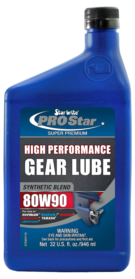 STARBRITE - SYNTHETIC BLEND LOWER UNIT GEAR LUBE - 80W90 - 32 OZ.