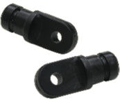 Internal Eye End, 7/8", Black