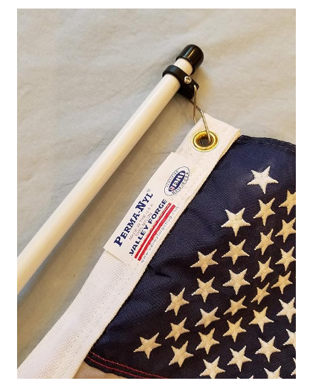 Boat Flag Pole with stainless steel clips 4 Foot (A)