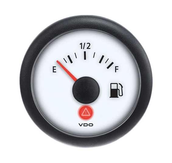 VDO ViewLine Gauges VIEWLINE IVORY SERIES - WHITE FACE